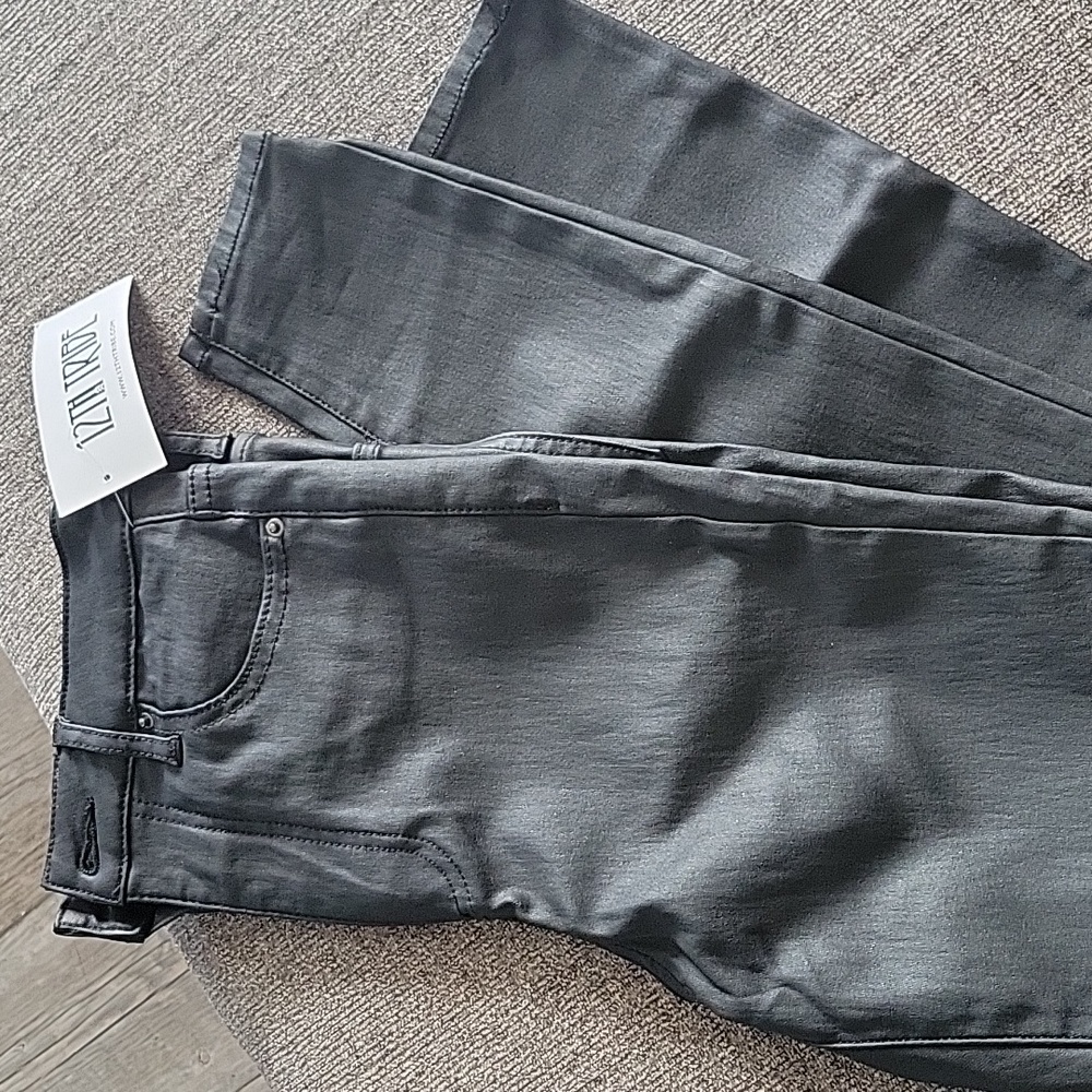 Leather like pants